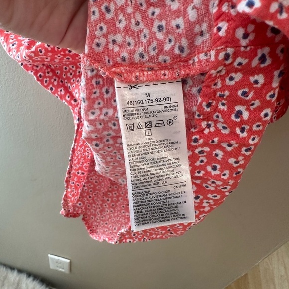 GAP Pink Mini Sundress Size M - Picture 5 of 7